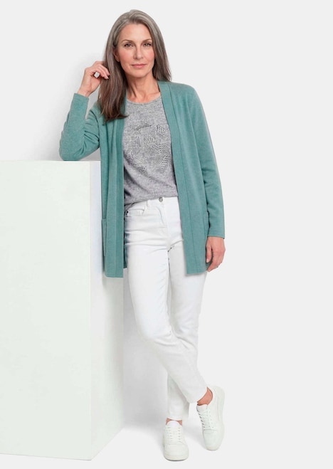 Elegante Strickjacke mit Kaschmir