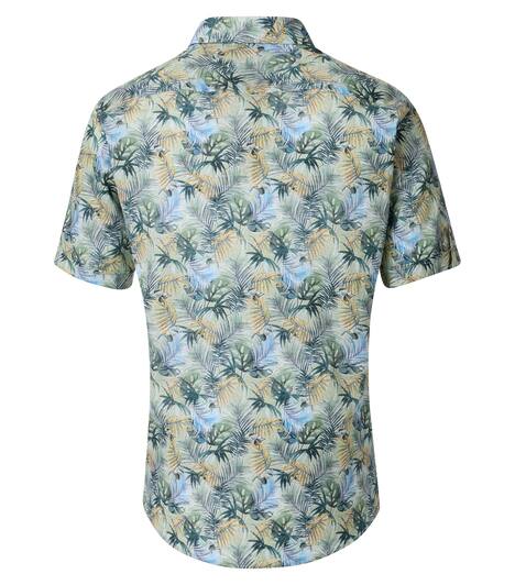 Freizeithemd Kurzarm Print Casual Fit