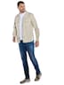 Herren Langarm-Hemd aus Leinen , Creme