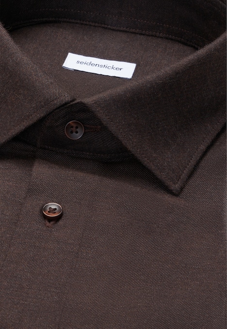 Herren Flanellhemd - Uni