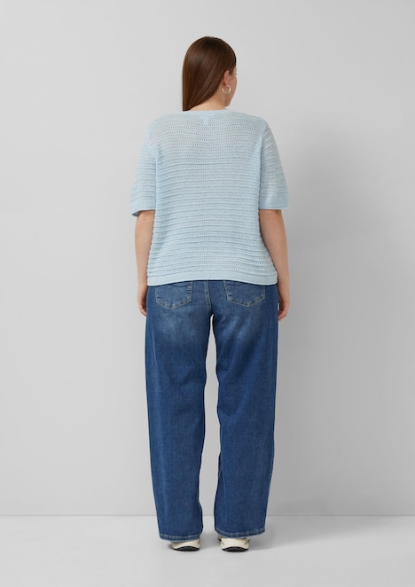 Pullover mit Ajourmuster