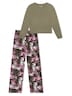 Schiesser Damen Pyjama Modern jade