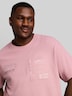 T-Shirt mit Waffelstruktur