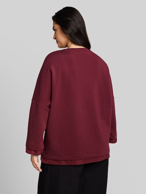 Loose Fit Sweatshirt mit 7/8-Arm