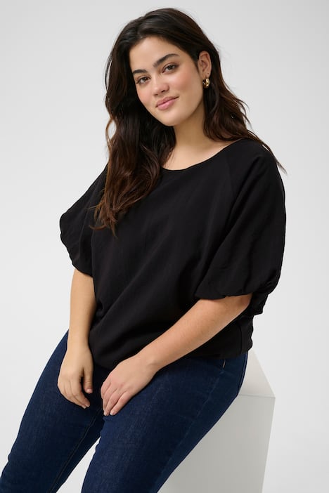 Kurzarm-Bluse Regular fit