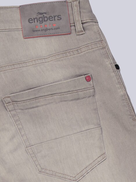 Herren Jeans 5-Pocket Superstretch , Sand