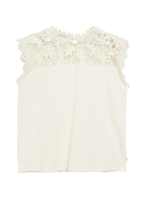 Top mit Spitze