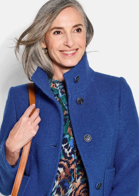 Elegante Kurzjacke mit Stehkragen