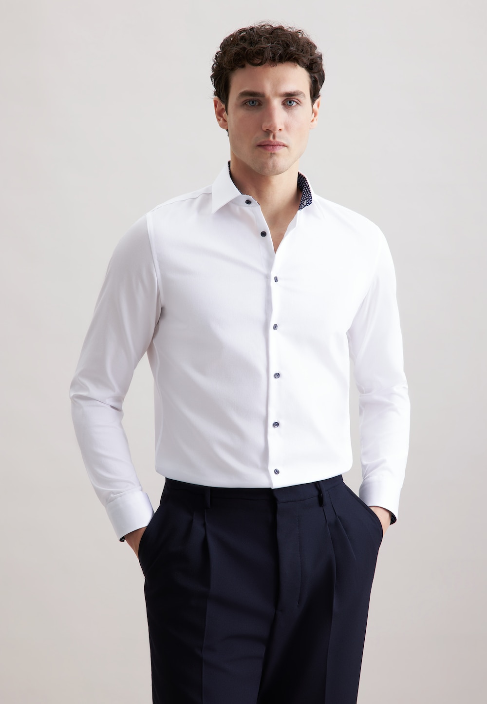 Herren Business Hemd - Uni