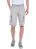 Herren Bermuda mit Tunnelzug , Silbergrau