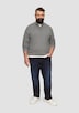 Strukturierter Pullover mit Half-Zip