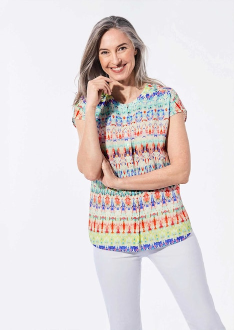 Legere Bluse mit Druck