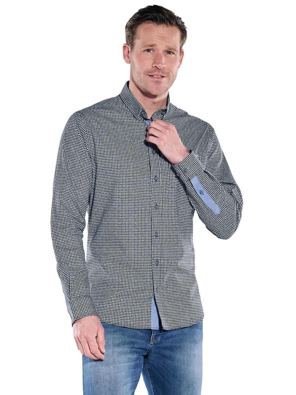 engbers Herren Hemd langarm , Hellgruen