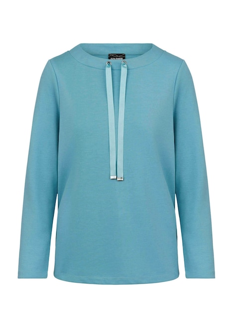 Sweatshirt mit U-Boot-Ausschnitt