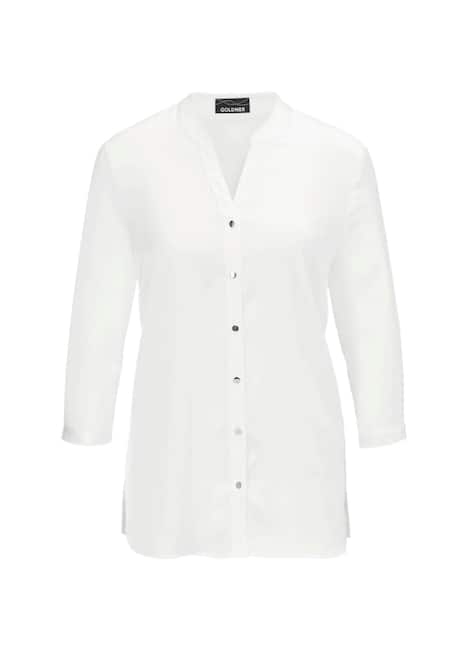 GOLDNER Blouse met opstaande kraag Blouse met feestelijke opstaande kraag