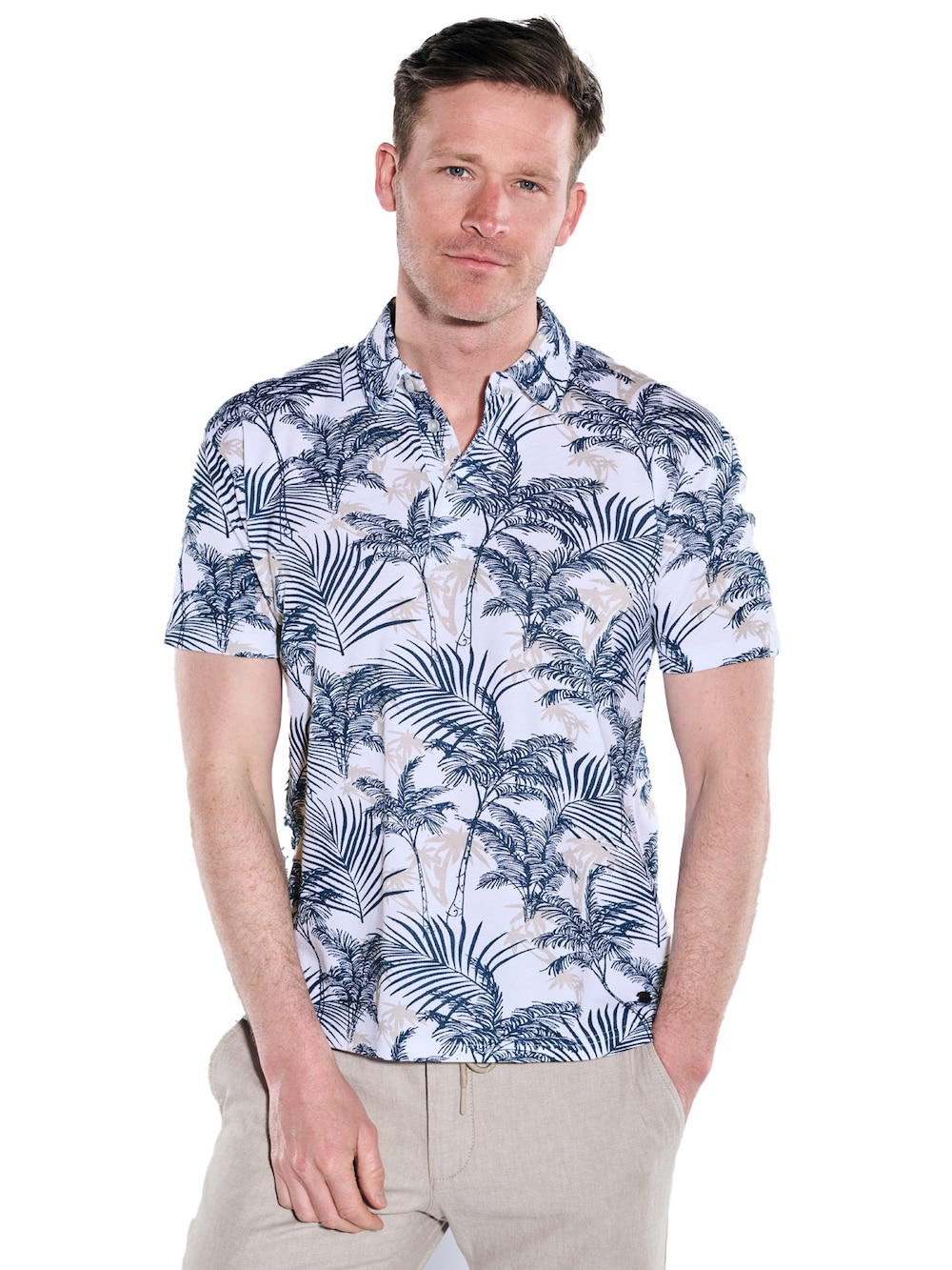 Polo-Shirt gemustert