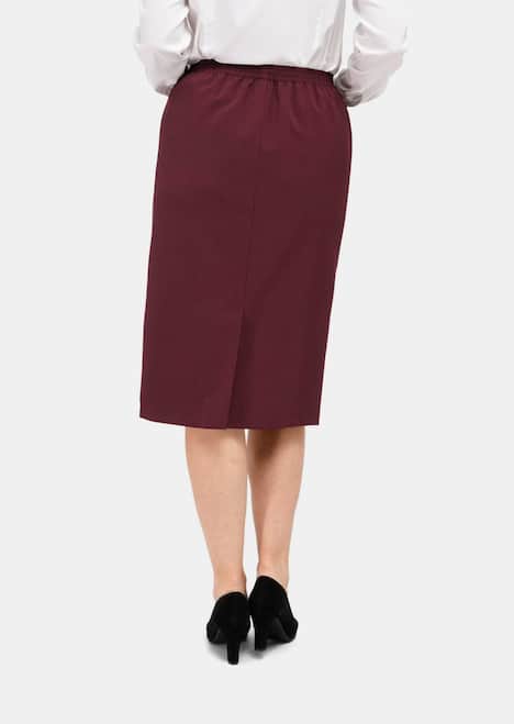 GOLDNER Rok Kreukvrije rok met elastische tailleband