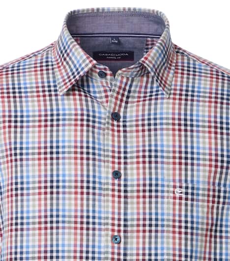 Freizeithemd kariert Casual Fit