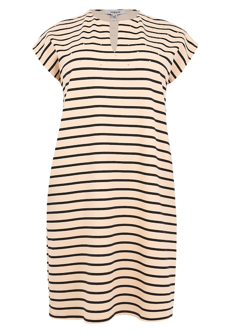 Kleid mit Streifendruck