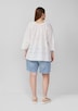 Bluse mit Lochspitzen-Details