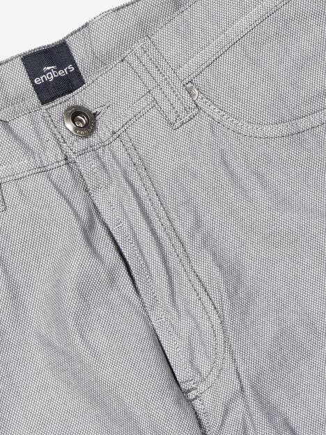 engbers Herren Chino regular , Kieselgrau