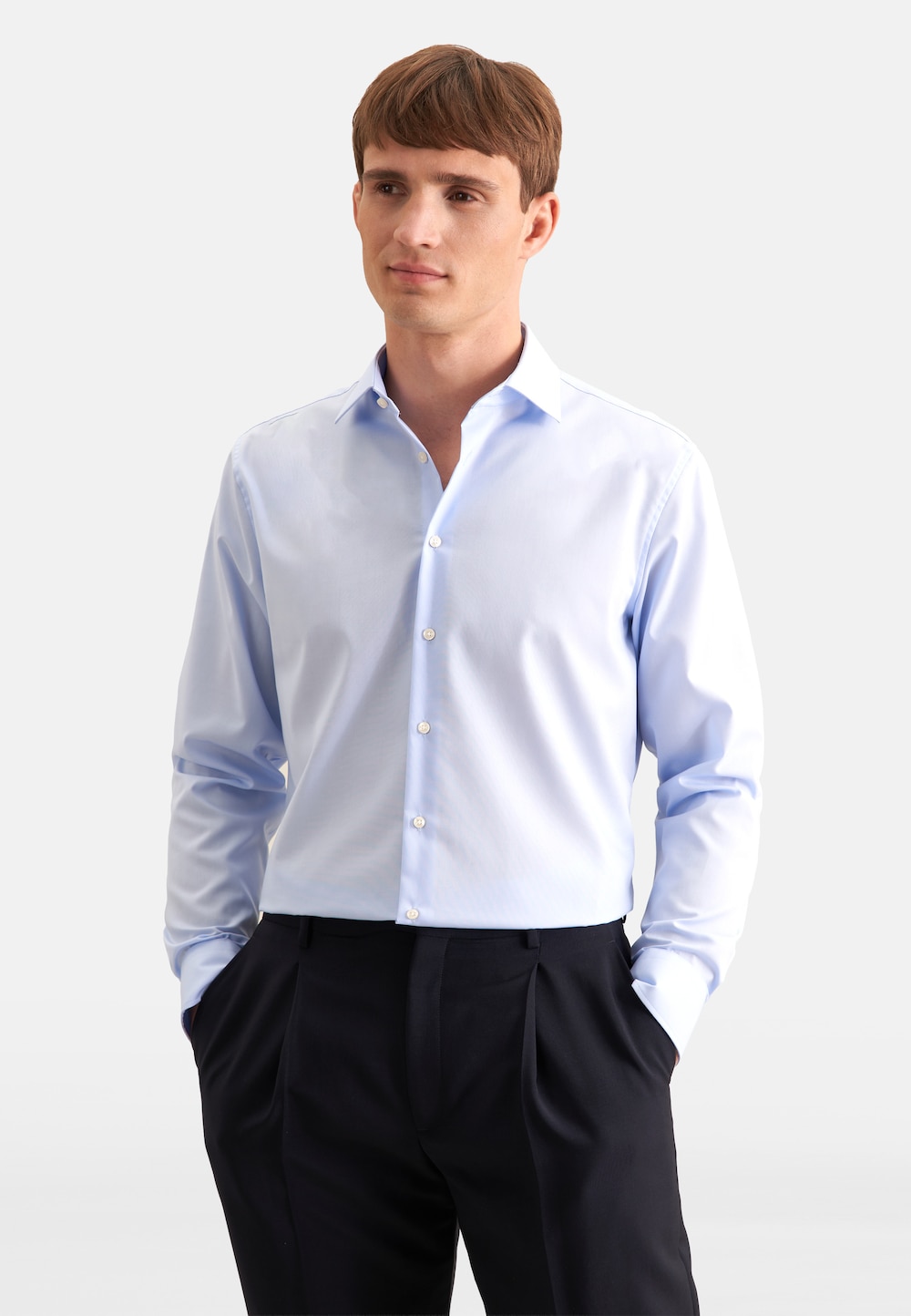 Herren Business Hemd - Uni