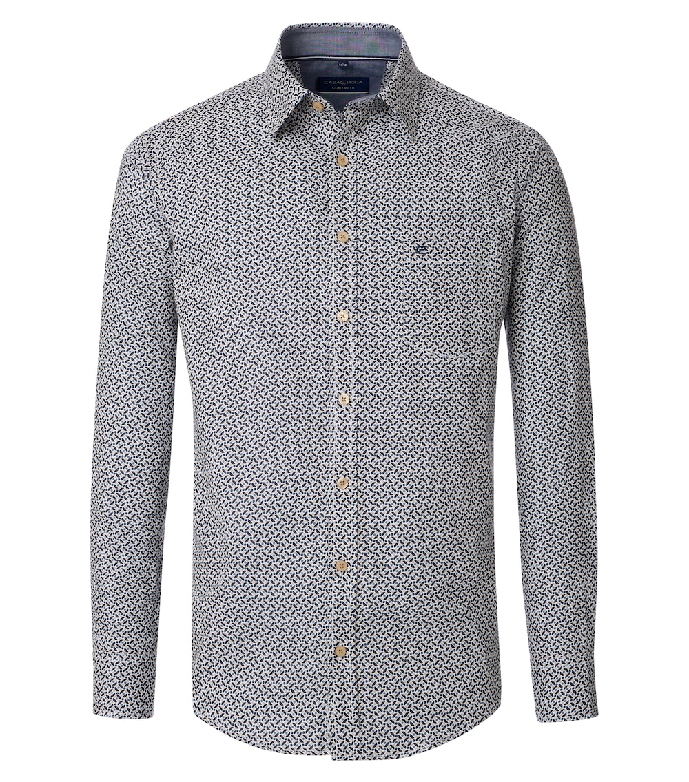 Freizeithemd Print Comfort Fit