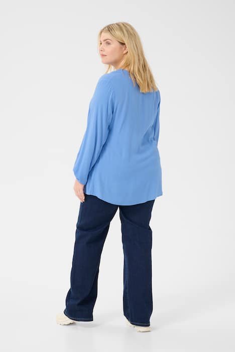 Langarm-Bluse Regular fit