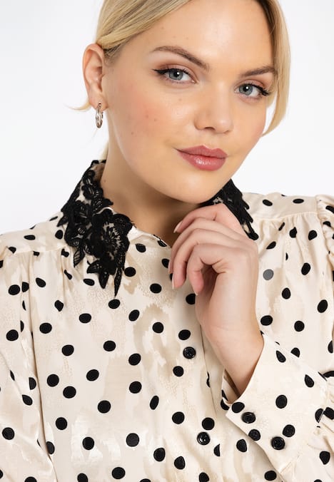 Bluse mit Druck