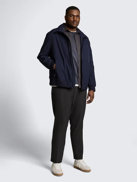 Blouson Jacke mit verstaubarer Kapuze