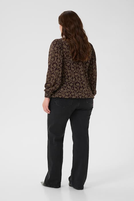 Langarm-Bluse Regular fit