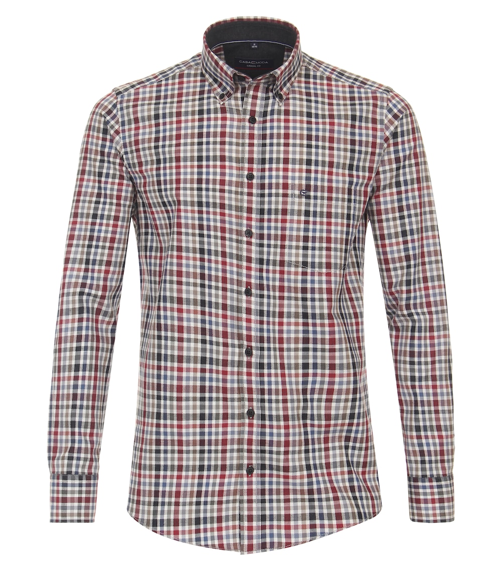 Freizeithemd kariert Casual Fit