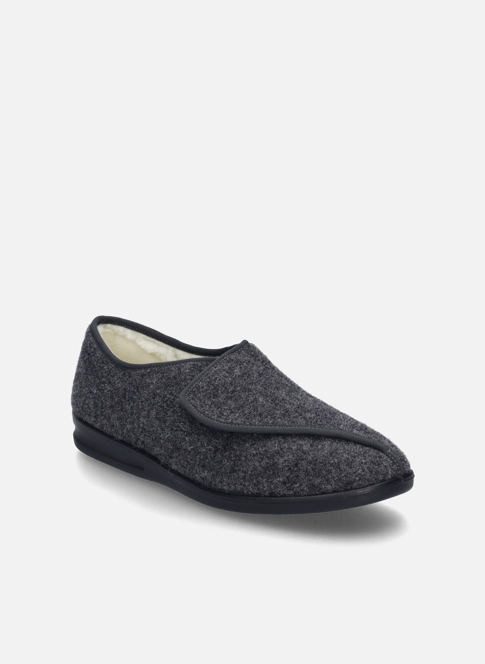 Herren Hausschuh Belfort 85 W, anthrazit
