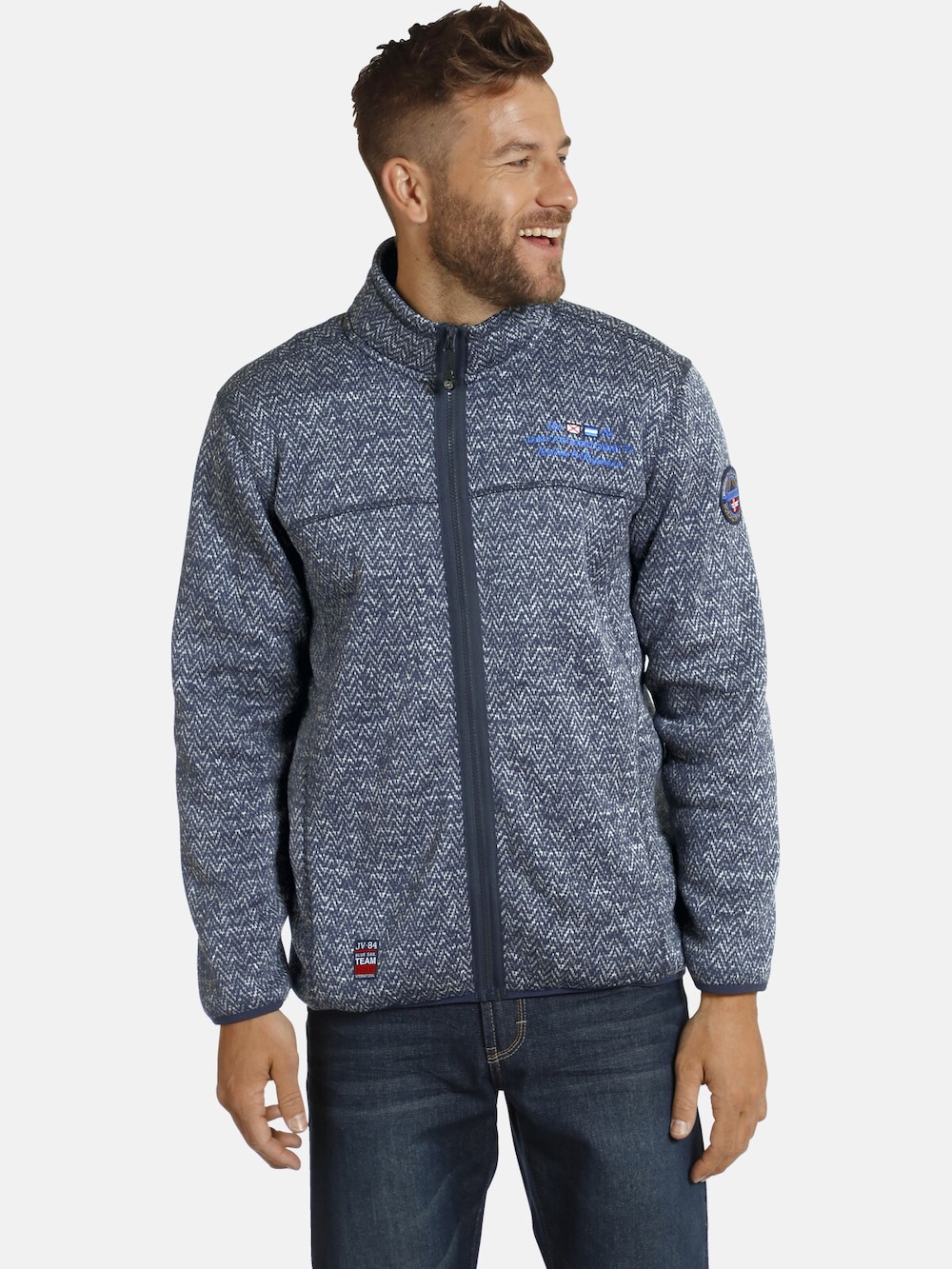 Jan Vanderstorm Strickfleecejacke KOLMUND