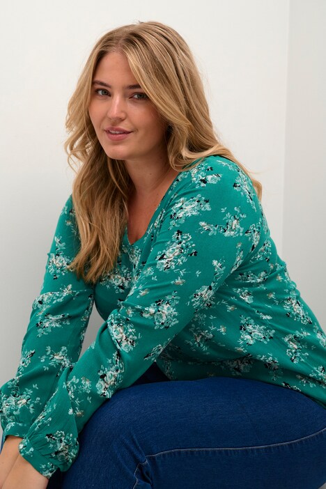 Langarm-Bluse Regular fit