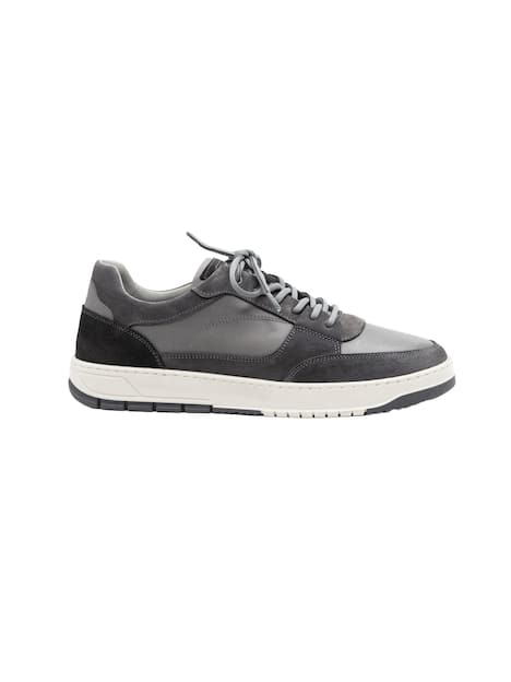 engbers Herren Ledersneaker sportiv , Grau