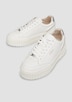 Sneaker mit Plateau-Sohle und Leo-Detail