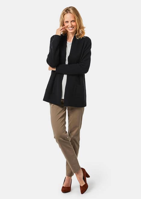 Langarm Cardigan aus Merino