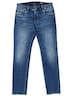 Herren Jeans 5-Pocket Superstretch , Taubenblau