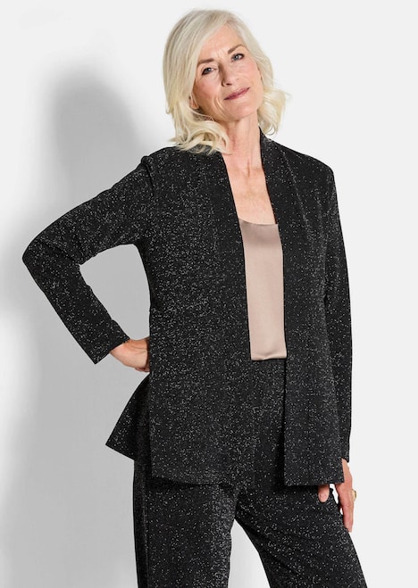 Elegante Jerseyjacke mit Lurex