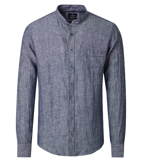 Leinenhemd uni Casual Fit