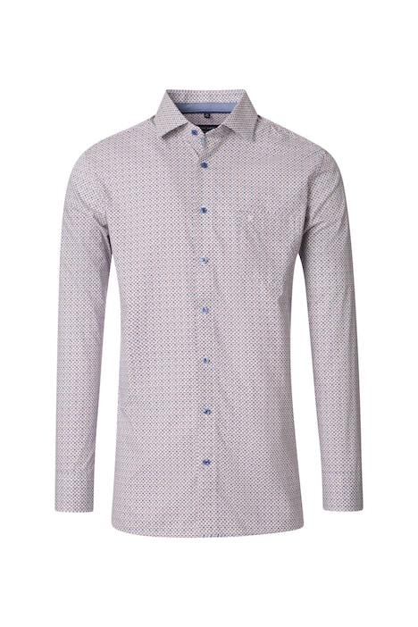Businesshemd Langarm Print Comfort Fit