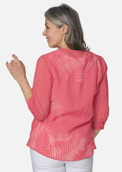 Leger geschnittene Ausbrennerbluse