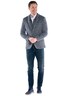 engbers Herren Freizeit-Sakko slim fit , Indigoblau