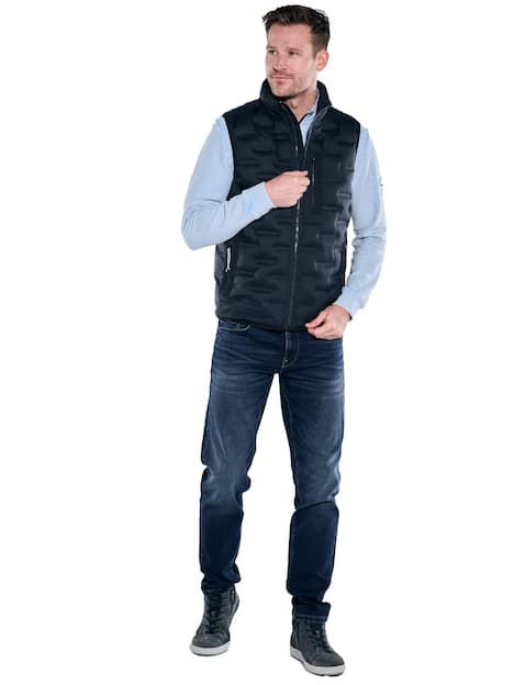 engbers Herren Steppweste regular , Saphirblau