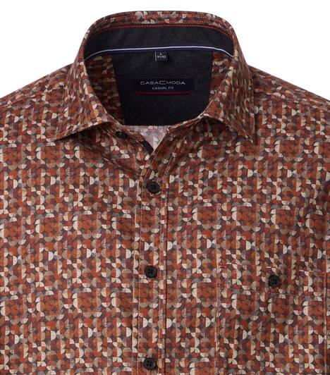 Freizeithemd Print Casual Fit