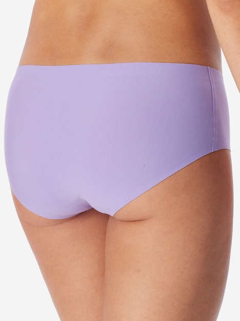 Schiesser Damen Panty Invisible Cotton 2-Pack zartlila,zartlila