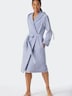 Schiesser Damen Bademantel Feather Terry - grau