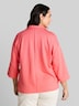 Loose Fit Scuba Langarmshirt mit Polokragen