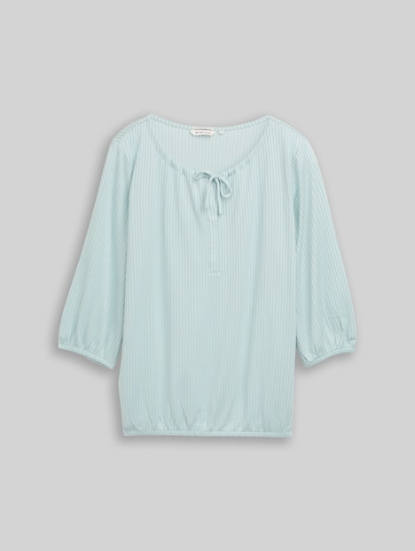 Bluse mit Streifenmuster